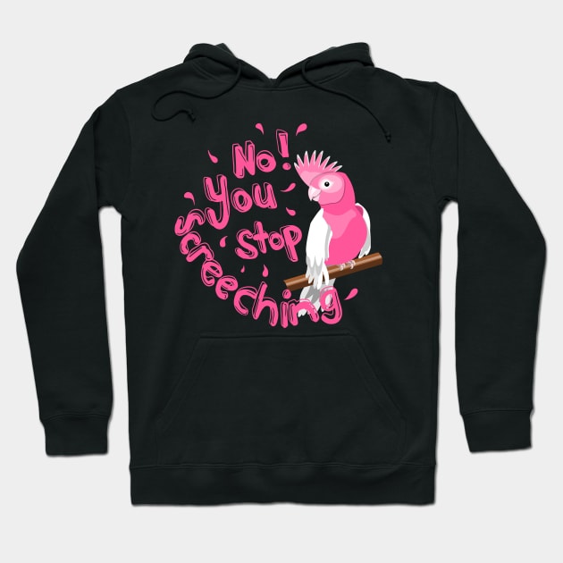 Noisy Galah Hoodie by mailboxdisco